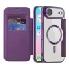 Techsuit - SmartMag kinyitható tok - iPhone 17 Air - Lila