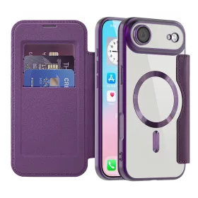 Techsuit - SmartMag kinyitható tok - iPhone 17 Air - Lila