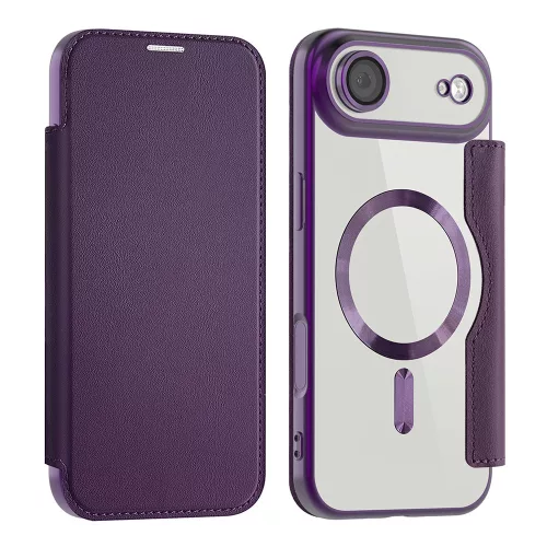 Techsuit - SmartMag kinyitható tok - iPhone 17 Air - Lila