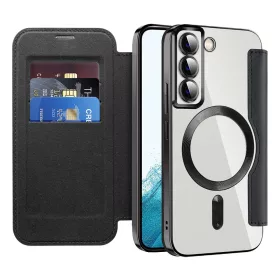   Techsuit - SmartMag Book Case - Samsung Galaxy S22 5G - Black