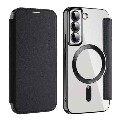 Techsuit - SmartMag Book Case - Samsung Galaxy S22 5G - Black