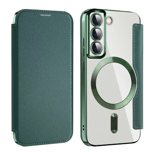 Techsuit - SmartMag Book Case - Samsung Galaxy S22 5G - Green