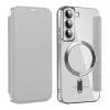 Techsuit - SmartMag Book Case - Samsung Galaxy S22 5G - Gray