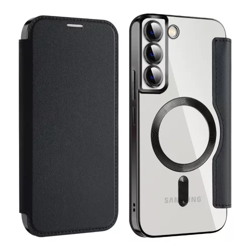 Techsuit - SmartMag Book Case - Samsung Galaxy S22 Plus 5G - Black
