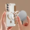 Techsuit - SmartMag kinyitható tok - Samsung Galaxy S22 Plus 5G - Barna