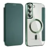 Techsuit - SmartMag kinyitható tok - Samsung Galaxy S22 Plus 5G - Zöld