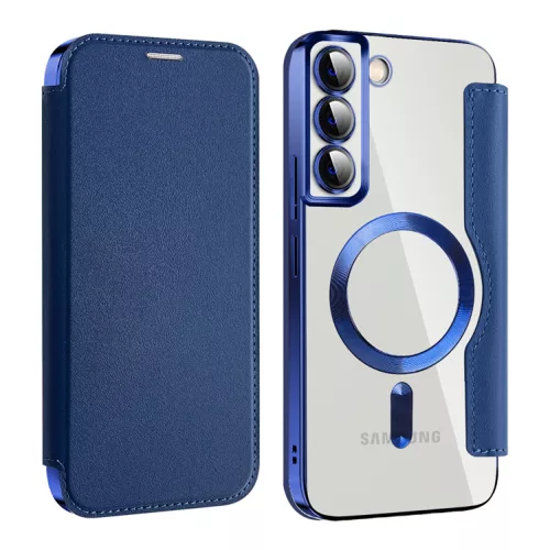 Techsuit - SmartMag kinyitható tok - Samsung Galaxy S22 Plus 5G - Kék