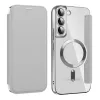 Techsuit - SmartMag kinyitható tok - Samsung Galaxy S22 Plus 5G - Szürke
