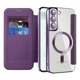   Techsuit - SmartMag Book Case - Samsung Galaxy S22 Plus 5G - Purple