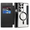 Techsuit - SmartMag Book Case - Samsung Galaxy S22 Ultra 5G - Black