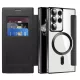 Techsuit - SmartMag Book Case - Samsung Galaxy S22 Ultra 5G - Black