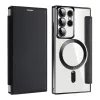 Techsuit - SmartMag Book Case - Samsung Galaxy S22 Ultra 5G - Black