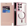 Techsuit - SmartMag Book Case - Samsung Galaxy S22 Ultra 5G - Pink