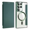 Techsuit - SmartMag Book Case - Samsung Galaxy S22 Ultra 5G - Green