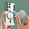 Techsuit - SmartMag Book Case - Samsung Galaxy S22 Ultra 5G - Green