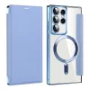 Techsuit - SmartMag Book Case - Samsung Galaxy S22 Ultra 5G - Light Blue
