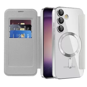   Techsuit - SmartMag kinyitható tok - Samsung Galaxy S23 - Szürke