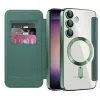 Techsuit - SmartMag kinyitható tok - Samsung Galaxy S23 Plus - Zöld