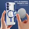 Techsuit - SmartMag kinyitható tok - Samsung Galaxy S23 Plus - Kék