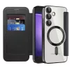 Techsuit - SmartMag kinyitható tok - Samsung Galaxy S23 FE - Fekete