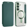 Techsuit - SmartMag kinyitható tok - Samsung Galaxy S23 FE - Zöld
