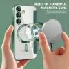 Techsuit - SmartMag kinyitható tok - Samsung Galaxy S23 FE - Zöld