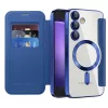 Techsuit - SmartMag kinyitható tok - Samsung Galaxy S23 FE - Kék