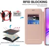 Techsuit - SmartMag kinyitható tok - Samsung Galaxy A05 - Rózsaszín