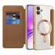 Techsuit - SmartMag kinyitható tok - Samsung Galaxy A05 - Barna