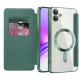 Techsuit - SmartMag kinyitható tok - Samsung Galaxy A05 - Zöld