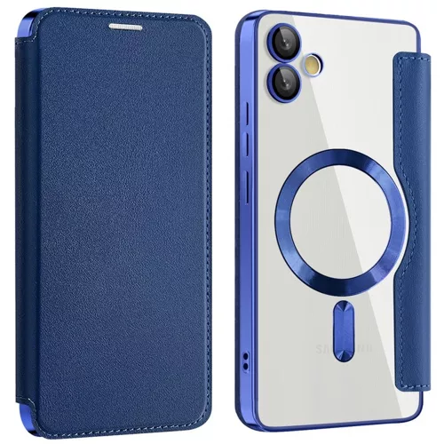 Techsuit - SmartMag kinyitható tok - Samsung Galaxy A05 - Kék