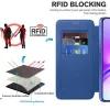 Techsuit - SmartMag kinyitható tok - Samsung Galaxy A05 - Kék