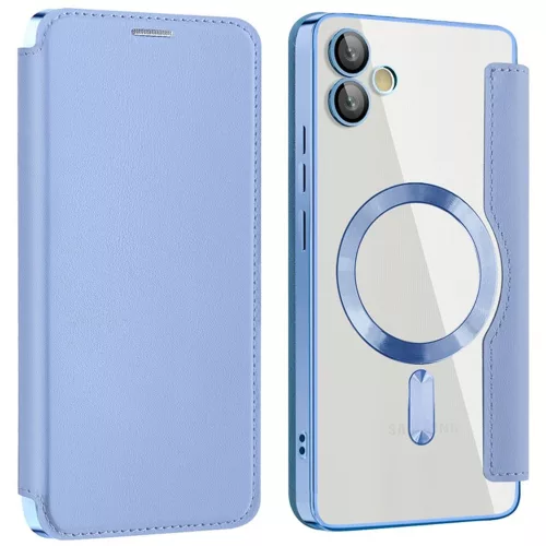 Techsuit - SmartMag kinyitható tok - Samsung Galaxy A05 - VIlágoskék