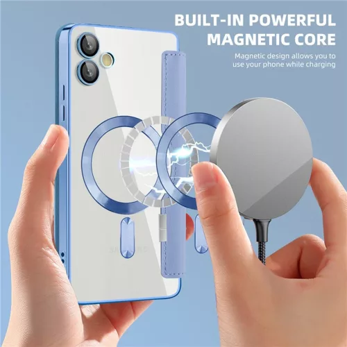 Techsuit - SmartMag kinyitható tok - Samsung Galaxy A05 - VIlágoskék