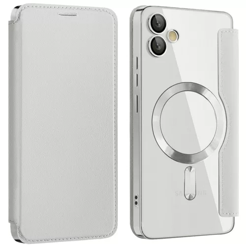 Techsuit - SmartMag kinyitható tok - Samsung Galaxy A05 - Szürke