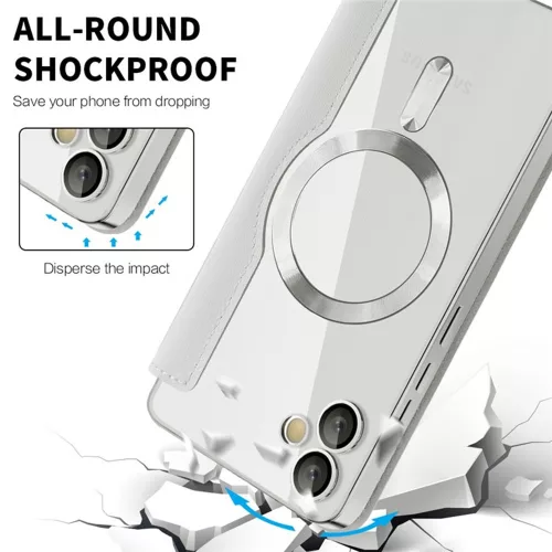 Techsuit - SmartMag kinyitható tok - Samsung Galaxy A05 - Szürke