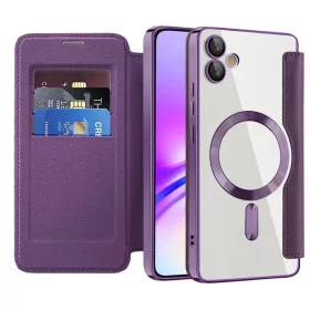   Techsuit - SmartMag kinyitható tok - Samsung Galaxy A05 - Lila