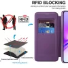 Techsuit - SmartMag kinyitható tok - Samsung Galaxy A05 - Lila