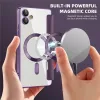 Techsuit - SmartMag kinyitható tok - Samsung Galaxy A05 - Lila