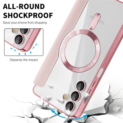 Techsuit - SmartMag Book Case - Samsung Galaxy A05s - Pink
