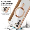 Techsuit - SmartMag kinyitható tok - Samsung Galaxy A05s - Barna