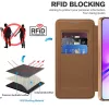 Techsuit - SmartMag kinyitható tok - Samsung Galaxy A05s - Barna