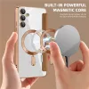 Techsuit - SmartMag kinyitható tok - Samsung Galaxy A05s - Barna