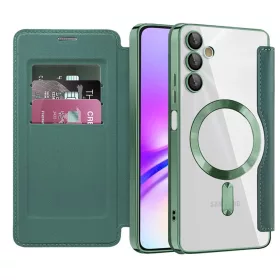   Techsuit - SmartMag kinyitható tok - Samsung Galaxy A05s - Zöld