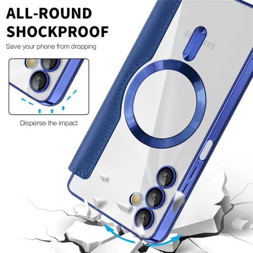 Techsuit - SmartMag Book Case - Samsung Galaxy A05s - Blue