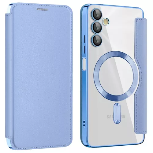 Techsuit - SmartMag kinyitható tok - Samsung Galaxy A05s - VIlágoskék