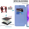 Techsuit - SmartMag kinyitható tok - Samsung Galaxy A05s - VIlágoskék