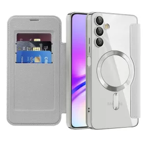   Techsuit - SmartMag kinyitható tok - Samsung Galaxy A05s - Szürke