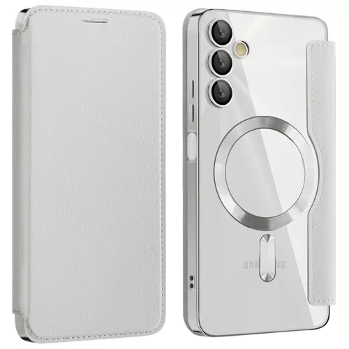 Techsuit - SmartMag kinyitható tok - Samsung Galaxy A05s - Szürke