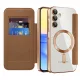 Techsuit - SmartMag kinyitható tok - Samsung Galaxy A15 4G / A15 5G - Barna